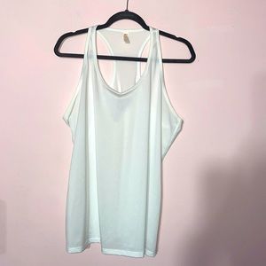 Lucy athletic tank top white size XL